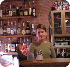 チェスキー・クルムロフの喫茶店にて